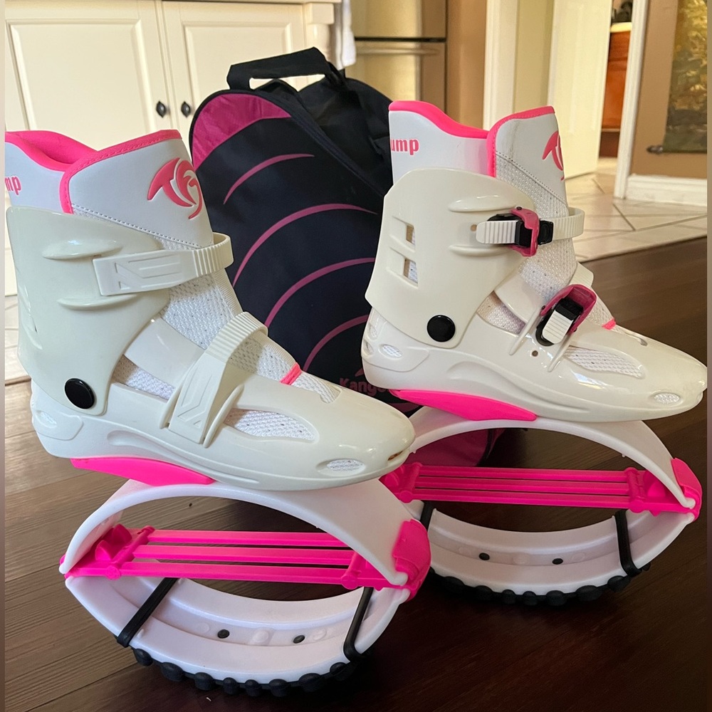 Jump Women's Pink and White Fitness Boots